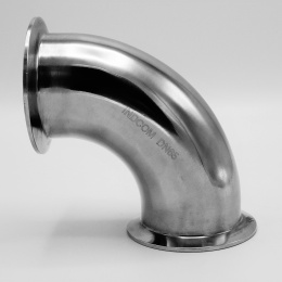 kolena CLAMP nerezová 90° DN65