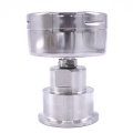 Tlakoměr 63 mm (zadní připojení) s oddělovací membránou CLAMP DIN 32676 | 0-10 bar, (clamp-50,5mm)