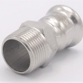Přechodka lisovací/závit vnější 22 mm_3/4" nerez