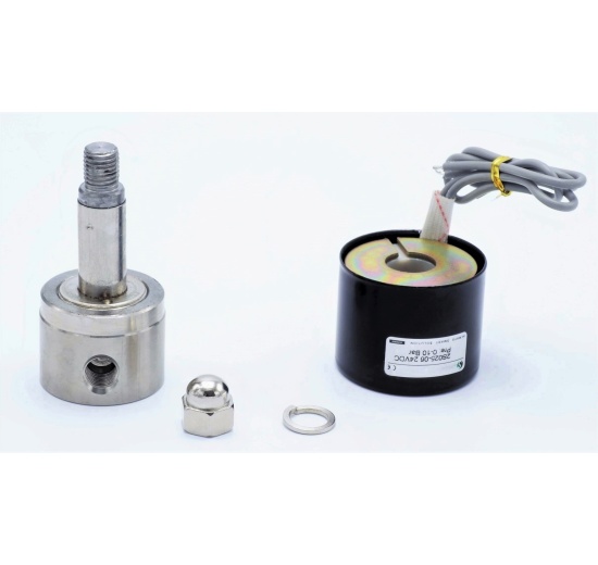 elektromagnetický ventil DC 24V, přímo řízený, připojení G 1/4"