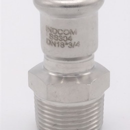 Přechodka lisovací/závit vnější 18 mm_3/4"