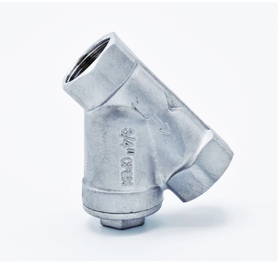 nerezový Y filtr šikmý s jemným sítkem, závitový 3/4”