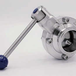 Motýlková klapka, clamp typ C-C DN50 (límeček 64mm)