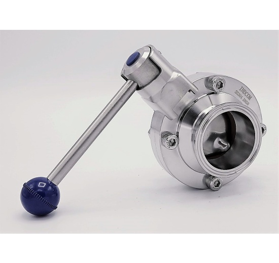 Motýlková klapka, clamp typ C-C DN50 (límeček 64mm)