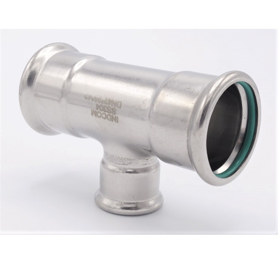 T-kus, lisovací,redukovaný, F/F/F 42_28_42, nerez