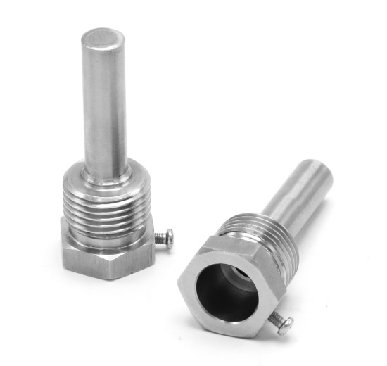 Teploměrová jímka nerezová, délka 50 mm, závit 1/2"