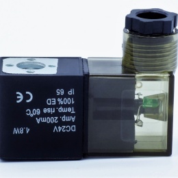 náhradní cívka pro pilotní ventil 3/2 a 5/2, DC24V