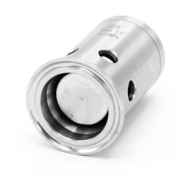 Pojišťovací ventil nerezový AISI304, 0-2.5 bar, CLAMP přopojení 50.5 mm