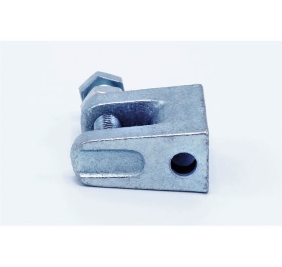 příchytka na nosníky pro upevnění závitových tyčí M8 na ocelové profily