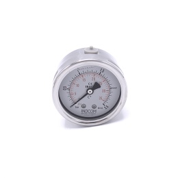 Tlakoměry se zadním (axiélním) připojením, číselník 63 mm