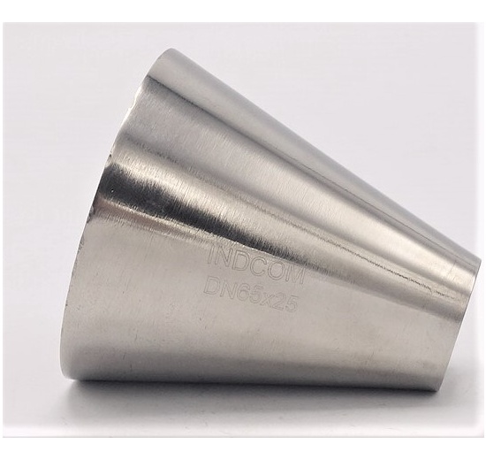 Redukce centrická, navařovací, krátká  DN65/25