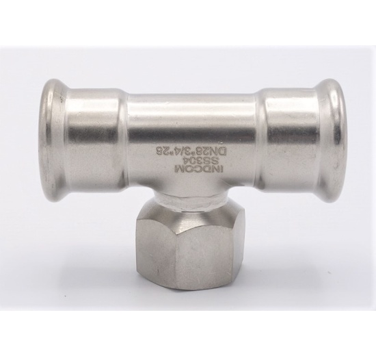 T-kus, lisovací F/F(závit vnitřní)/F 28_3/4"_28