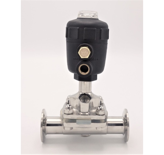 Pneumaticky ovládaný membránový ventil, CLAMP připojení | DN25 (K50.5)