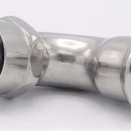 Koleno 90°, lisovací, F/závit vnitřní 22 mm_3/4", nerezová ocel