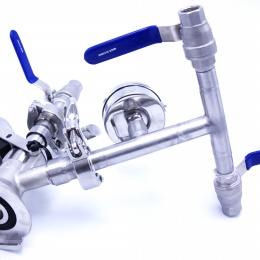 celonerezová narážecí hlava na keg sudy plochá