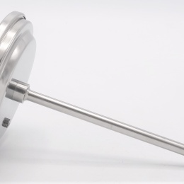 Celonerezový bimetalový teploměr s ponorným dříkem 150 mm, do jímky,0-150 ℃