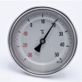 Celonerezový bimetalový teploměr s ponorným dříkem 150 mm, do jímky, -30/50 ℃,