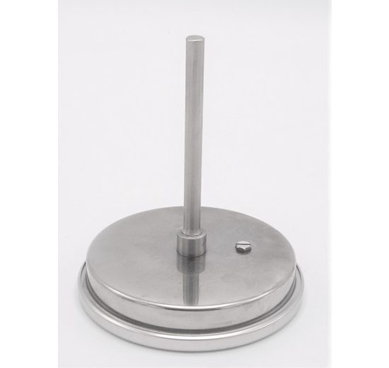 Celonerezový bimetalový teploměr s ponorným dříkem, do jímky 0-200 ℃, 100 mm