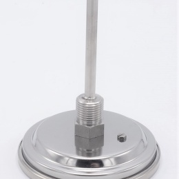 Celonerezový bimetalový teploměr s ponorným dříkem, závitový (1/2”),-30/50 ℃, 100 mm