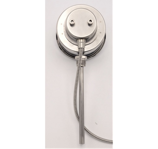 Celonerezový teploměr bimetalový se spínacími kontakty