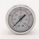 náhled produktu Celonerezový tlakoměr se zadním připojením - závit 1/4“ BSP, 0 - 40 bar