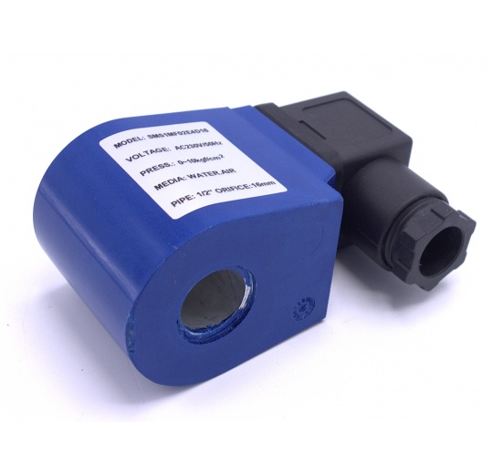 Cívka pro nerezový elektromagnetický ventil 2/2, G 1/2", AC230V, NC