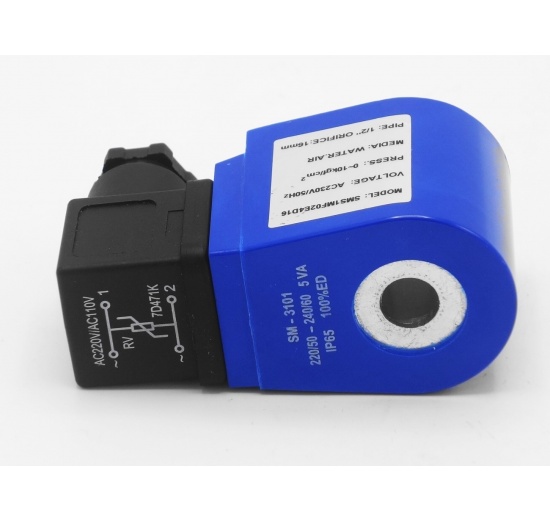 Cívka pro nerezový elektromagnetický ventil 2/2, G 1/2"| AC230V, NC