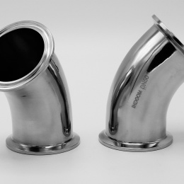 CLAMP DIN 32676  bezešvé koleno 45°, DN50