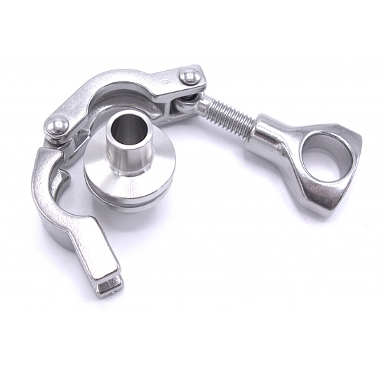 Clamp hrdla navařovací  DN10 límeček 25.4 mm(K25.4)