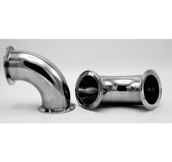 CLAMP kolena nerezová 90° DN65