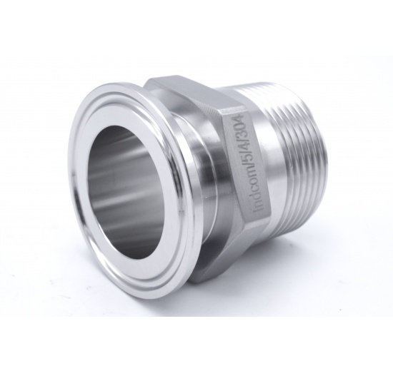 CLAMP závitový adaptér, závit vnější nipl Potrubní spoje