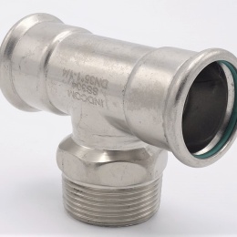 T-kus, lisovací F/M(závit vnější)/F 35_1 1/4"_35