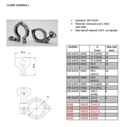 Clamp objímka I. DN8 (K25.4)