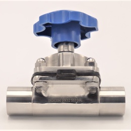 Membránový ventil, navařovací S-S, EPDM DN32(34x1,5mm)