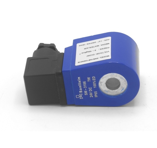 Cívka pro nerezový elektromagnetický ventil 2/2, G 1/2" DC24V, NC