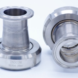 nerezová centrická redukce K/M - G | SMS38/DIN CLAMP 32