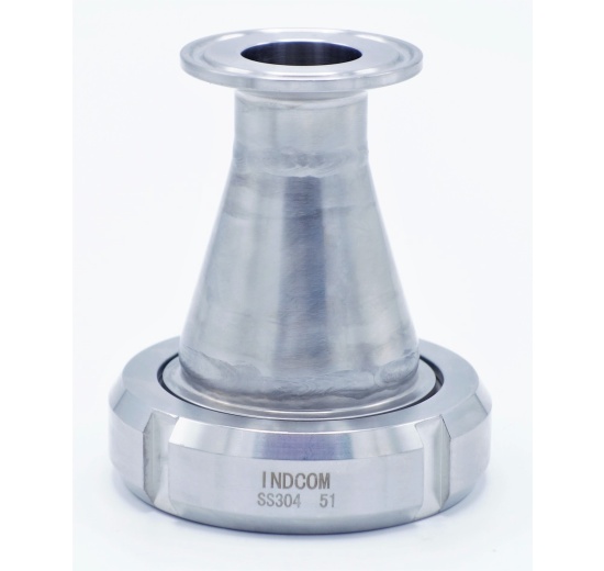 nerezová koncentrická redukce SMS51/CLAMP DN25