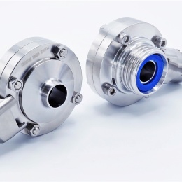 nerezové přímé (motýlové) klapky, typ G-S (závitové/navařovací)