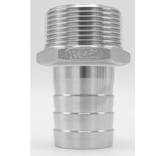 Hadicová koncovka, typ 337, závit 5/4", nerez