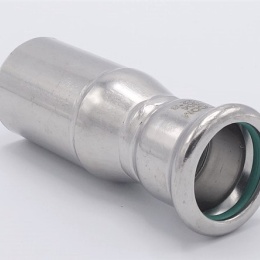 Lisovací redukce (redukovaná vsuvka) M/F 28/22 mm, nerez