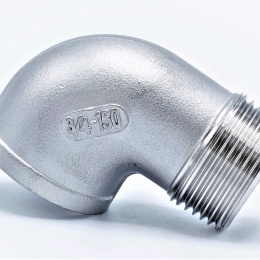 koleno závitové 90° z nerezové oceli s trubkovým závitem 3/4"