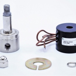 detail nerezového elektromagnetického ventilu, připojení G 1/8", AC 24V