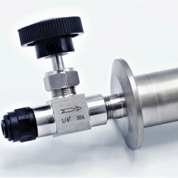 detail nerezového provzdušňovacího elementu s příslušenstvím, závit G 1/4"