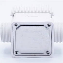 digitální turbínový průtokoměr - zadní strana