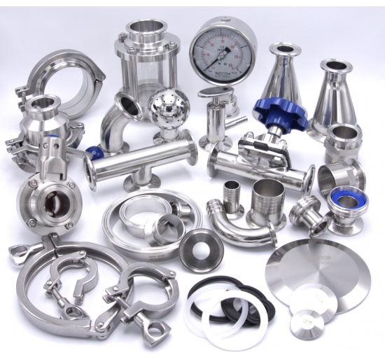 DIN 32676 Clamp hrdla navařovací nápojový a potravinářský průmysl