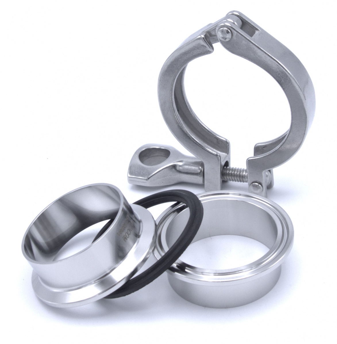 DIN tri clamp ferrule pipe connection foe apllications in the Food and