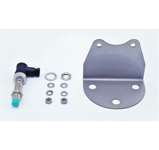 držák + indukční snímač + příslušenství