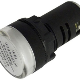 LED signálka AC/DC 24 V - bílá