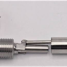 Magnetický plovákový vodorovný snímač hladiny - nerezový