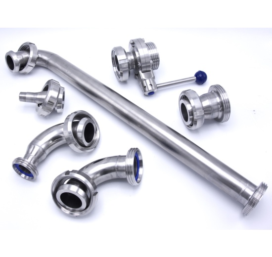 potrubní díly připok´jení mlékárenské šroubení